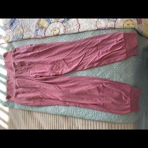 Athleta pink joggers